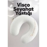 Pillow Market Ortopedik Boyunluk Visco Seyahat Boyun Yastığı Yolculuk Yastığı Ortopedik Seyahat Yastığı Boyunluk