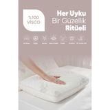 Pillow Market Ortopedik Güzellik Yastığı Boyun Destekli Dinlendirici Visko Yastık