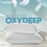 Pillow Market Oxydeep Yorgunluk Önleyici Visko Yastık [hava Kanallı] Ergonomik Oksijenli Uyku Yastığı 1 Adet - Standart - Yeşil