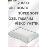 Pillow Market Termal Visko Yastık Isı Dengeleyici Akıllı Lüx Visco Isı Hafızalı Tombul Ortopedik [2 Adet]