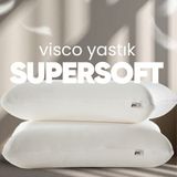 Pillow Market Termal Visko Yastık Isı Dengeleyici - Akıllı Lüx Visco Yastık - Isı Hafızalı Tombul Ortopedik Yastık - Standart - Kırık Beyaz