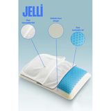 Pillow Market Visco Yastık Ortopedik Soğutucu Jelli Yastık – Visko Ortopedik Soğuk Yastık Boyun Desteği