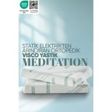 Pillow Market Visko Tek Taraflı Boyun Destek Yastığı - [Meditation] Boyun Düzleşmesi İçin Visco Yastık