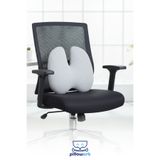 Pillowart Ortopedik Bel Minderi Visco Sırt Minderi Ofis, Ev, Araç Bel Destek Minderi Gri