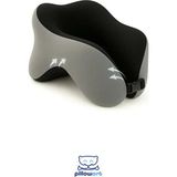 Pillowart Visco Ortopedik Boyun Destekli Seyahat Yastığı / Ergonomik Tasarım Uçak Otobüs Araç Kullanımı - Gri