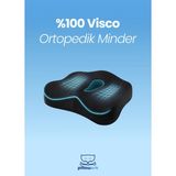 Pillowart Visco Ortopedik Oturma Minderi – Kuyruk Sokumu Destekli Ergonomik Tasarım