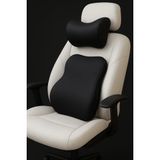 Pillowart Visco Premium Ergonomik Ofis Koltuğu – Bel ve Boyun Destekli Minder (Siyah)