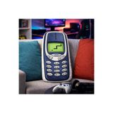 Piloji Nostaljik Tuşlu Telefon Tasarımlı Yastık 40 cm-Retro Dekoratif Şekilli Yastık, Oyuncu Odası Hediyesi