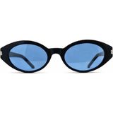 PiLook Fotokromik Pilook Oval Cat Eye Fotokromik Mavi Camlı Unisex Güneş Gözlüğü - 01-Siyah