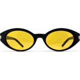 PiLook Fotokromik Pilook Oval Cat Eye Fotokromik Sarı Camlı Unisex Güneş Gözlüğü - 01-Siyah