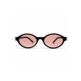 PiLook Oval Fotokromik Güneş Gözlüğü Siyah Çerçeve Rose Cam | Fotokromik Cam, Oval Çerçeve, Deri Kılıf Dahil, Siyah Çerçeve, Rose Renkli Lens