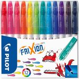 Pilot Frixion Colors 12'li Silinebilir Keçeli Kalem Seti