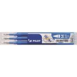 Pilot Frixion Silinebilir Tükenmez Kalem Ball Yedek 0.7mm 3'lü - Mavi - Çok Renkli