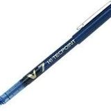 Pilot Hi-Tecpoint V7 tükenmez kalem, orta uç, mavi, 3 adet