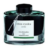 Pilot Iroshizuku Çeşme Kalem Mürekkebi - 50 ml Şişe - Shin-ryoku Derin Yeşil (Japonya İthalatı) (INK-50-SHR)