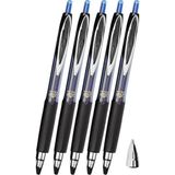 Pilot Kalem 5 Adet Uniball Signo Micro 207 0.5 mm Roller Uç Kalem UMN-207 Inci Uçlu Likit Mürekk - Standart