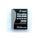 Pilot Parallel Pen Orjinal Kartuş Siyah (6 Adet)