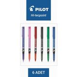 Pilot Pılot V5 Pure Liquid Renkli Kalemler 6'lı Set Eko Paket ile Çeşitli Renkler