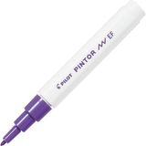 pilot pintor keçeli markör dekor boya kalemi (ef) mor sw-pt-ef-v (6 lı paket) - Yok