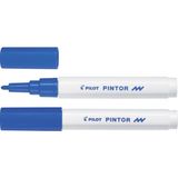 pilot pintor keçeli markör dekor boya kalemi (f) mavi sw-pt-f-l (6 lı paket) - Yok