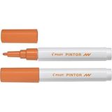 pilot pintor keçeli markör dekor boya kalemi (f) - turuncu sw-pt-f-o (6 lı paket) - Yok