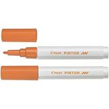 Pilot Pintor Keçeli Markör Dekor Boya Kalemi (F) - Turuncu Sw-Pt-F-O (6 Lı Paket)