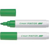 Pilot Pintor Keçeli Markör Dekor Boya Kalemi (M) Limon Yeşili (6 Lı Paket)