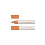 Pilot Pintor Pigment Marker, Kumaş, Ahşap, Porselen Kalemi, Turuncu, 2-3mm Yuvarlak Uç