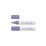 Pilot Pintor Pigment Marker, Metalik Mor, Kumaş, Ahşap, Porselen Kalemi, 2-3mm Yuvarlak Uç