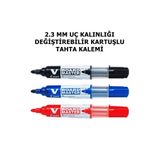 Pilot V Board Master 3 Renk Kartuşlu Tahta Kalemi, 2.3 mm, Siyah-Mavi-Kırmızı