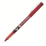 Pilot V5 Hi-Tecpoint 0.5 mm Kırmızı İğne Uçlu Kalem