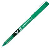 Pilot V5 Hi-Tecpoint Yeşil İğne Uçlu Kalem
