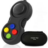 PILPOC Fidget Pad, Yüksek Odaklanma için Fidget Kontrol Cihazı, Azaltılmış Stres ve Kaygı, Verimliliği Artırır ve DEHB için Sinirleri Yatıştırır, Çocuklar için Uzaktan Kumanda Duyusal Oyun