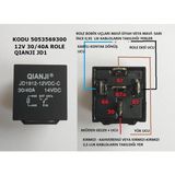 Pilsan 12V 30/40A Qianji JD1912-12VDC Röle - Siyah