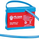 Pilsan 6 Volt 7.5 Ah Çocuk Araba Aküsü Kasalı Akü 6v 7,5 Amper