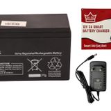 PİLSAN AKÜLÜ ARABA İÇİN 12V 7AH AKÜ VE 3 AMPER ŞARJ ALETİ TTEC