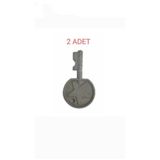 PİLSAN Akülü Jeep/araba Için 2 Adet Kontak Anahtar Gri ( Eski Model)