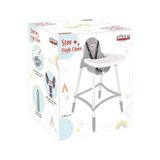 Pilsan Star Gri Mama Sandalyesi Ergonomik Tasarım ile 6-36 Ay Arası Çocuklar İçin Güvenli - Antrasit