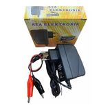 Pilsan Uyumlu 6 Volt Kuru Tip Aküler Için Şarj Cihazı Adaptör Voltaj Kesicili Extra Maşalı Kablo