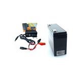 Pilsan Uyumlu 6v 12ah 6 Volt 12 Amper Araba Aküsü + 6 Volt Şarj Cihazı Şarz Adaptör + Maşalı Set 1a