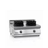 Pimak 700 Seri Doğalgazlı Set Üstü 2 Gözlü Wok Ocak