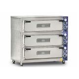 Pimak Elektrikli Pizza Fırını 6 + 6 +6 Adet 92 x 62 (cm) İç Ebat
