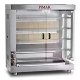 Pimak Kollu Setüstü Piliç Çevirme Makinesi 4 Şiş 20 Piliç Doğalgazlı