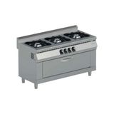 Pimak M015-3 Gazlı Lpgli Ce Belgeli 150x65x85 3+1 Fırınlı Gazmer Onaylı Kuzine