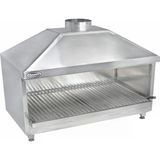Pimak Paslanmaz Izgara Kömürlü 120 x 60 x 105 (cm)