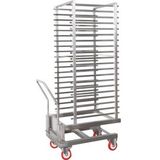 Pimak Tepsi Taşıma Raf + Araba 40 Tepsi 115 X 91 X 74,5 (Cm)