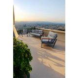 Pimango Pi Elize Bahçe Ve Balkon Mobilyası 3+1+1 Gri