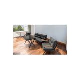 Pimango Pi Locca Bahçe Balkon Mobilyası Antrasit 3+1+1 Ve Perla Masa