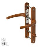 Pimapen Pvc Alüminyum Çift Taraflı Metal Kapı Kolu Wc Altınmeşe