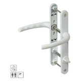 Pimapen Pvc Alüminyum Metal Çift Taraflı Kapı Kolu - Wc (4 Renk Seçeneği) - Beyaz